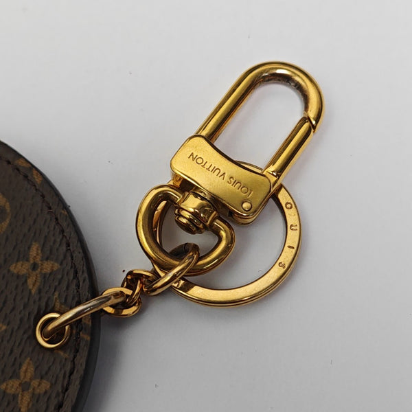 Leather Bag Charm Brown