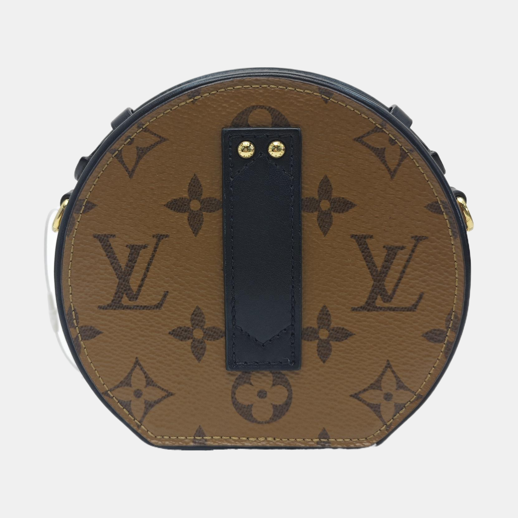 BOITE CHAPEAU Mini Monogram Coated Canvas Brown