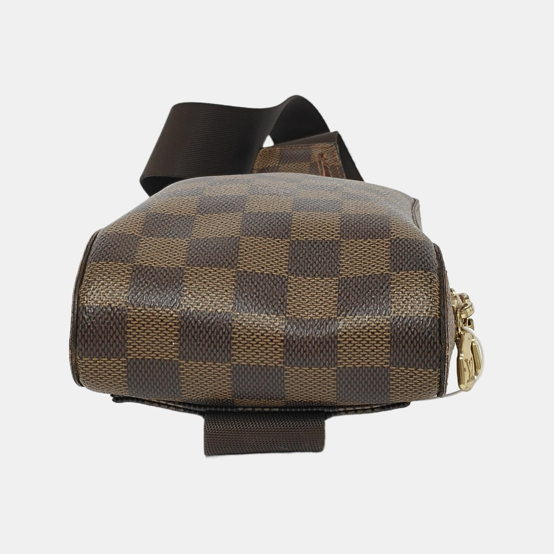 GÉRONIMOS Damier Ebene Coated Canvas Brown