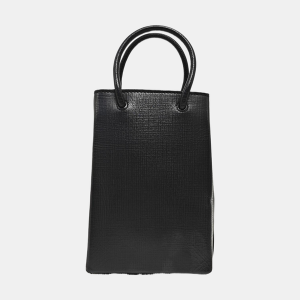 Shopping Bag Calfskin Black
