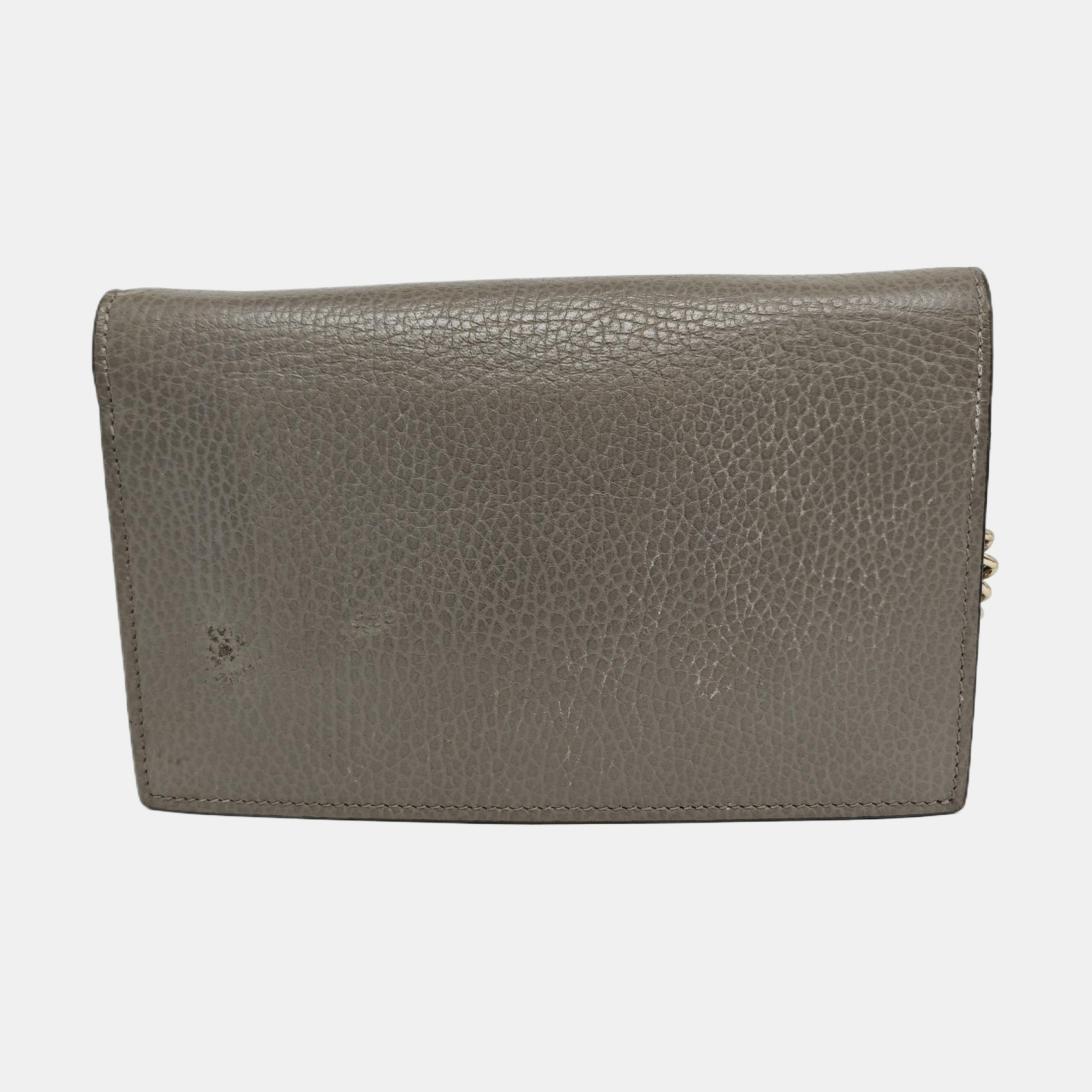 Authenticated pre-owned  Interlocking G Calfskin Grey - Shoulder Bag at Looply