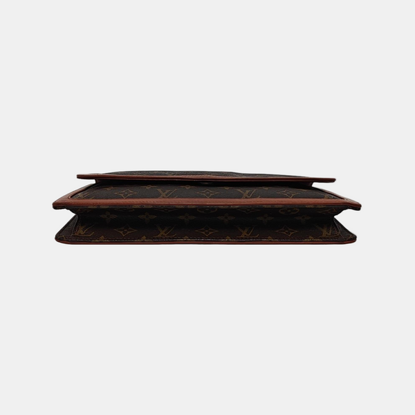 DAME GM Monogram Coated Canvas Brown