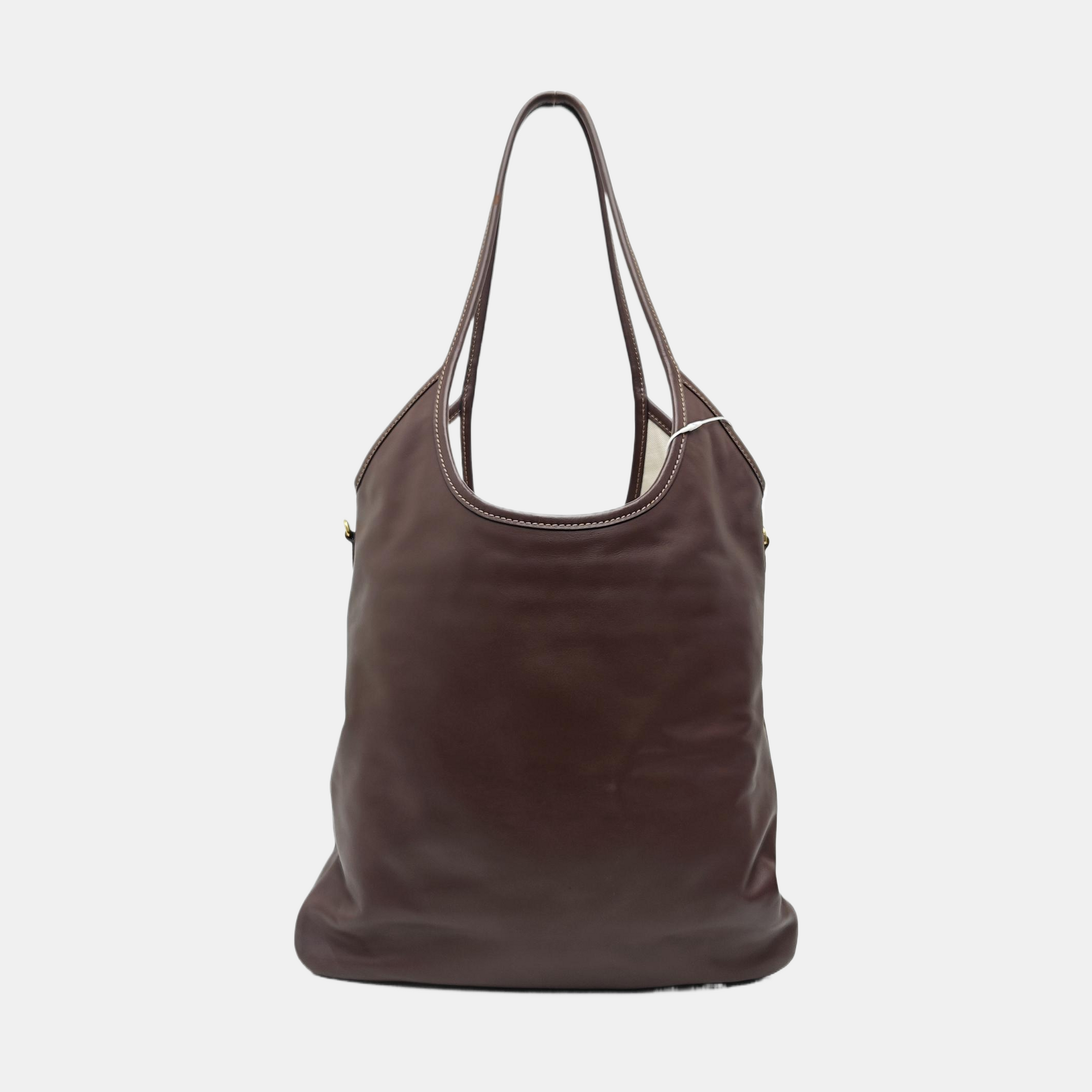 IVY Large Calfskin Brown