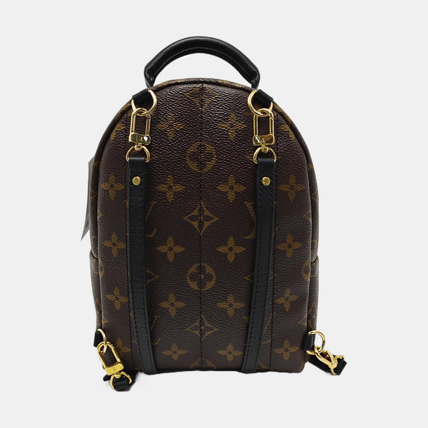 PALM SPRINGS Mini Monogram Coated Canvas Brown