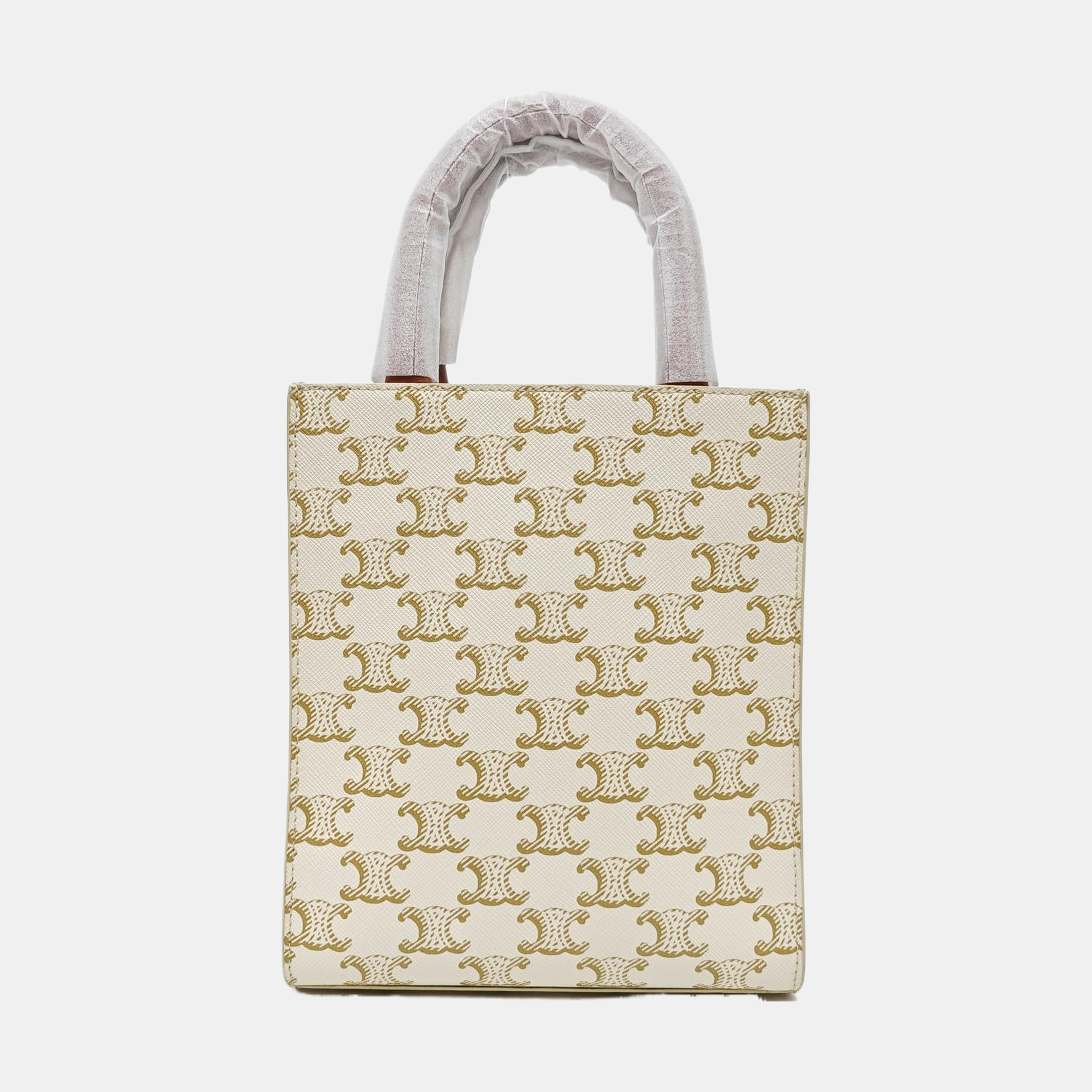 CABAS CELINE Mini Coated Canvas White