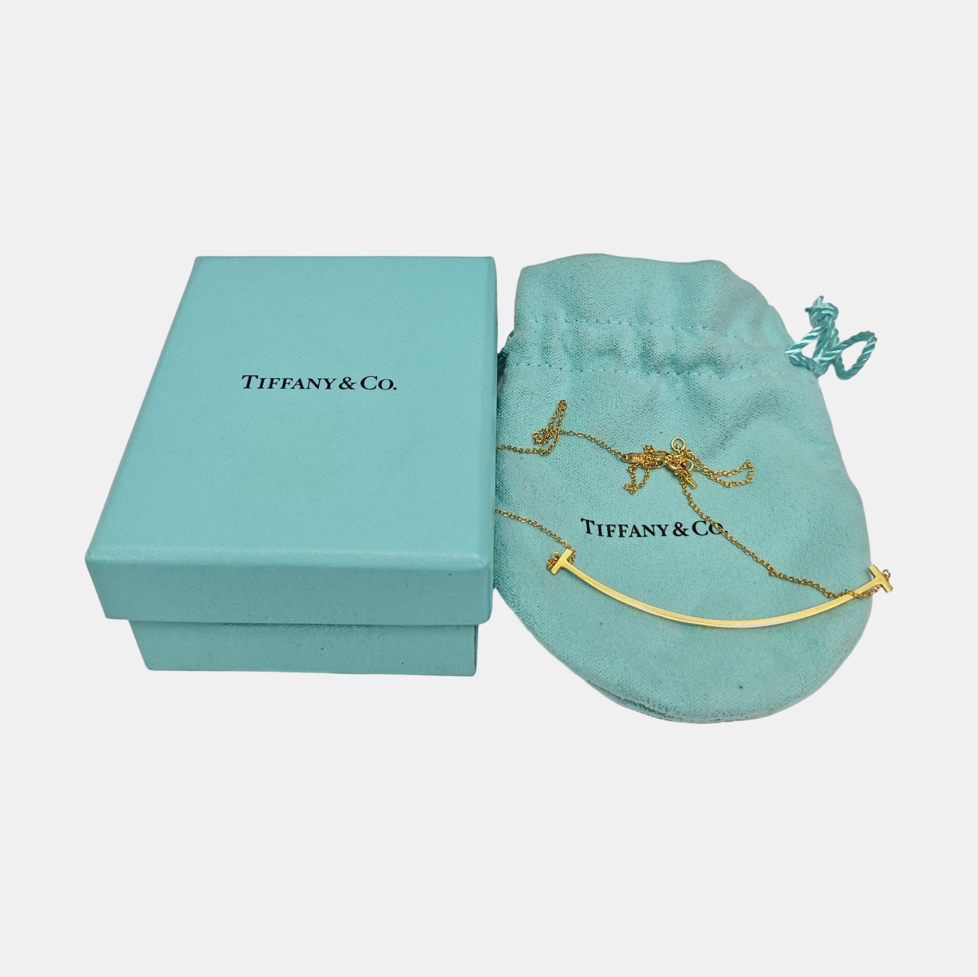 Tiffany T 18k Gold Necklace