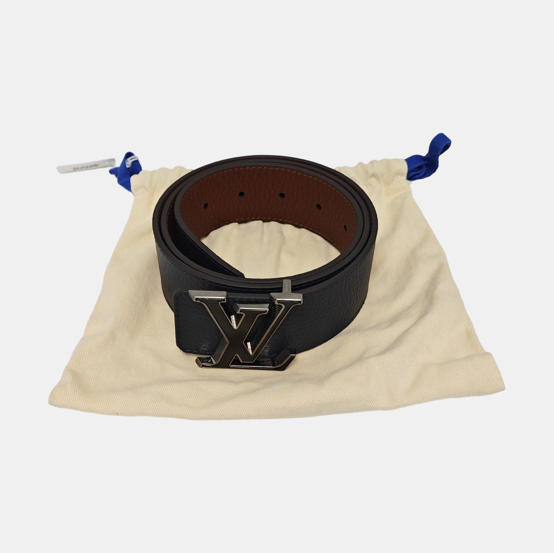 Leather Belt Blue