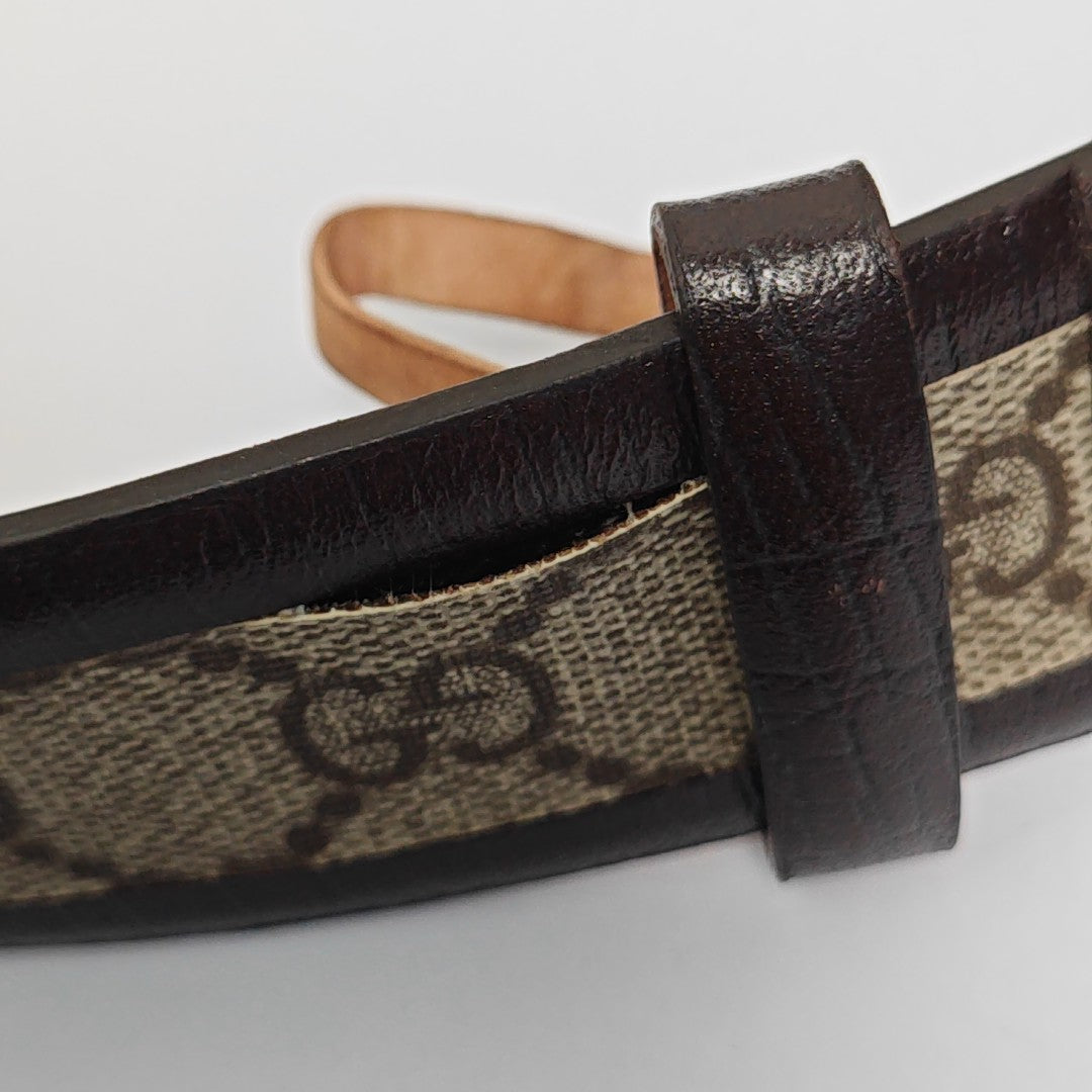 Leather Belt Beige