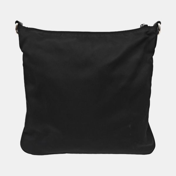 Nylon Shoulder Bag Black