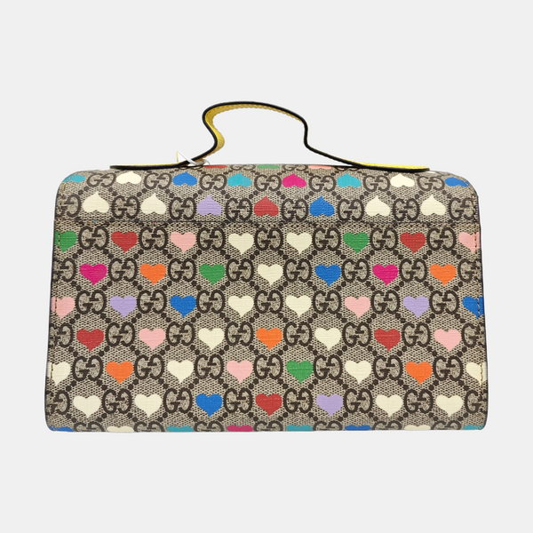 Monogram Coated Canvas Shoulder Bag Beige