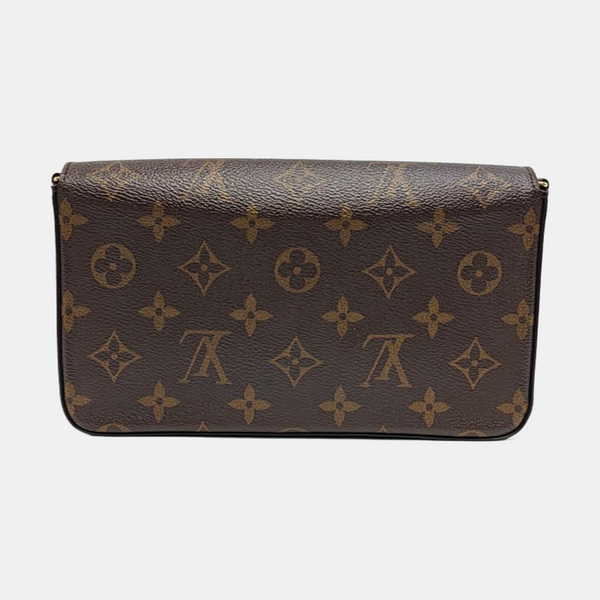FÉLICIE Monogram Coated Canvas Brown