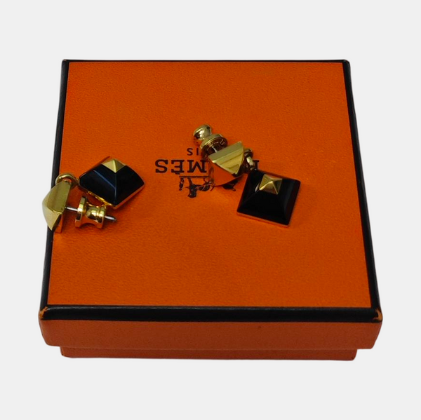 Metal Gold Stud Earrings