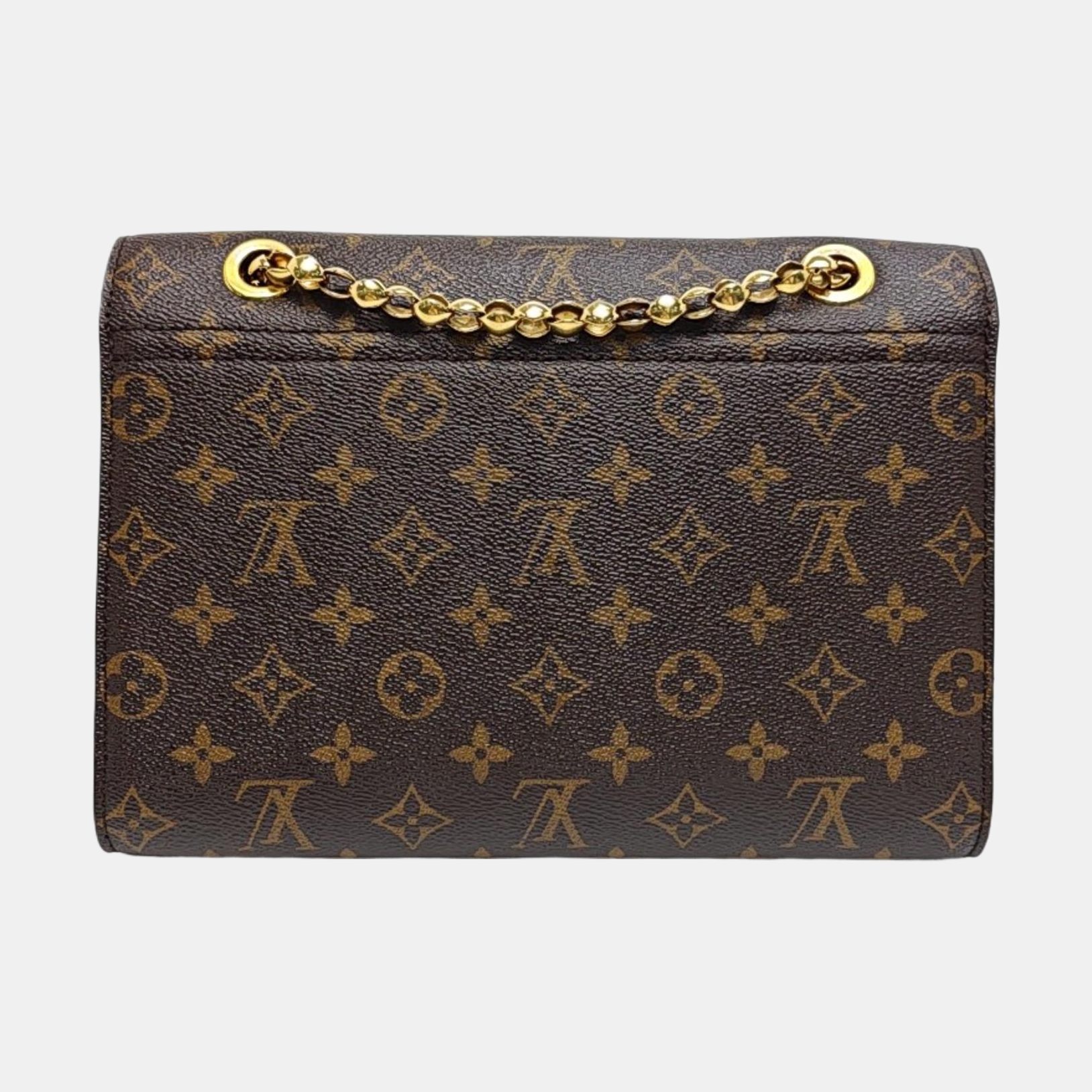 VICTOIRE Monogram Coated Canvas Brown
