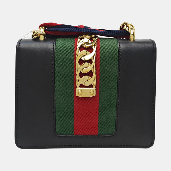 Sylvie Mini Calfskin Black