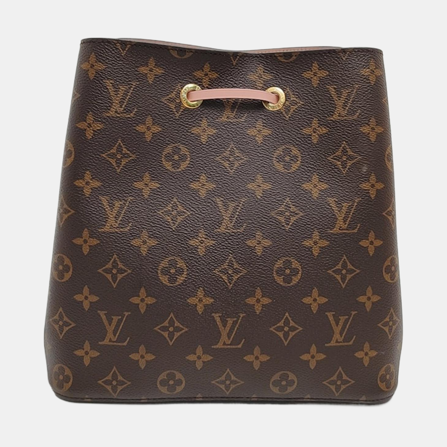NÉONOÉ MM Monogram Coated Canvas Brown