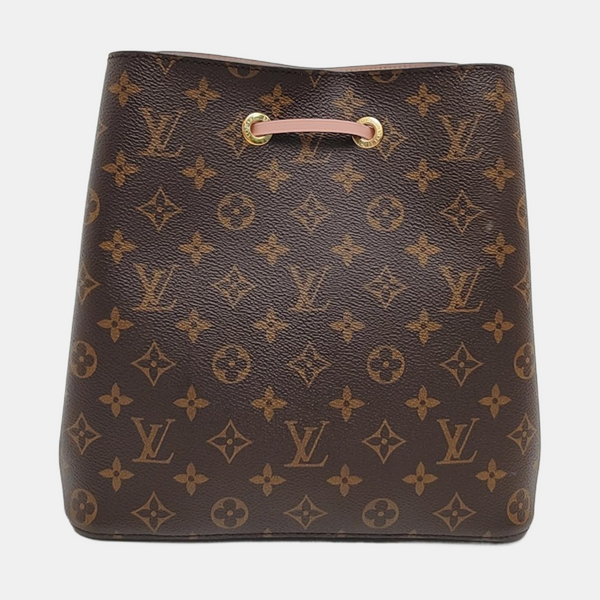 NÉONOÉ MM Monogram Coated Canvas Brown