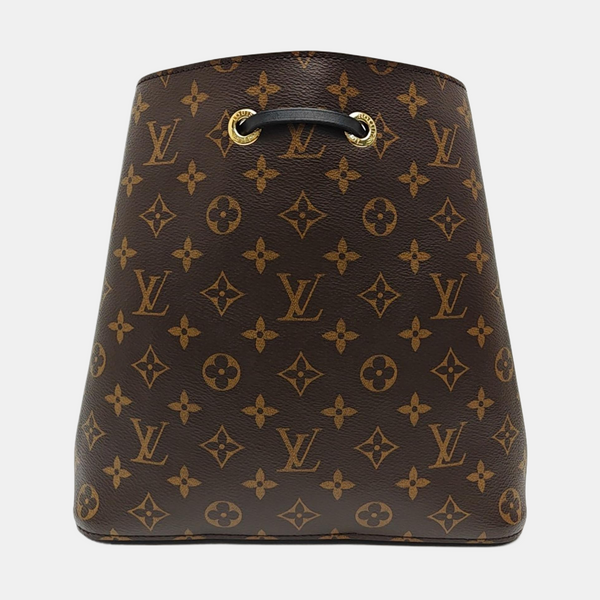 NÉONOÉ MM Monogram Coated Canvas Brown