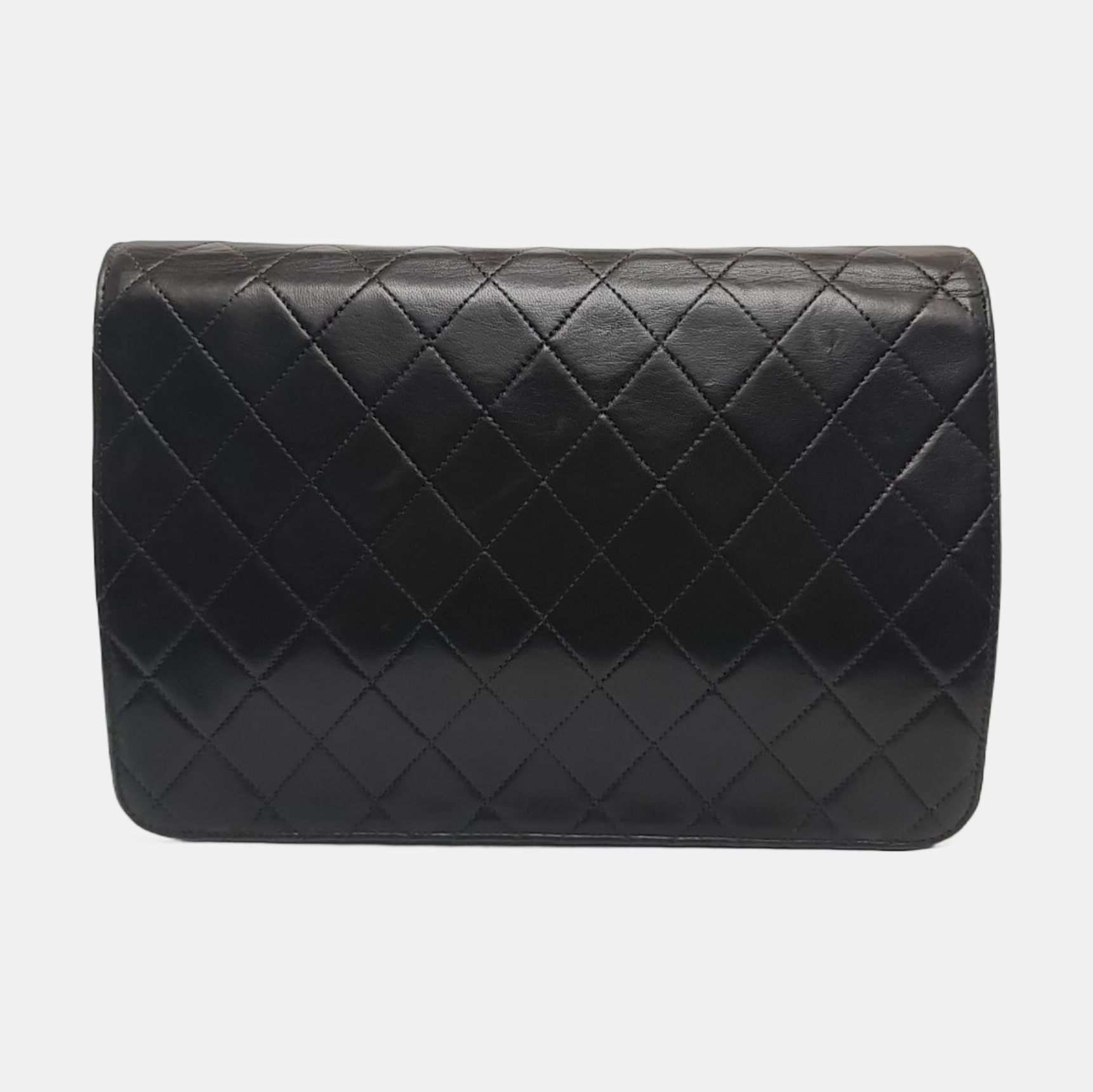 Quilted Lambskin Black