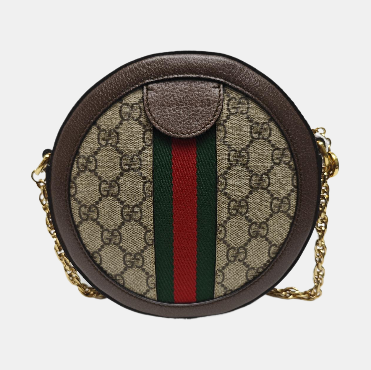 Ophidia Mini Monogram Coated Canvas Beige