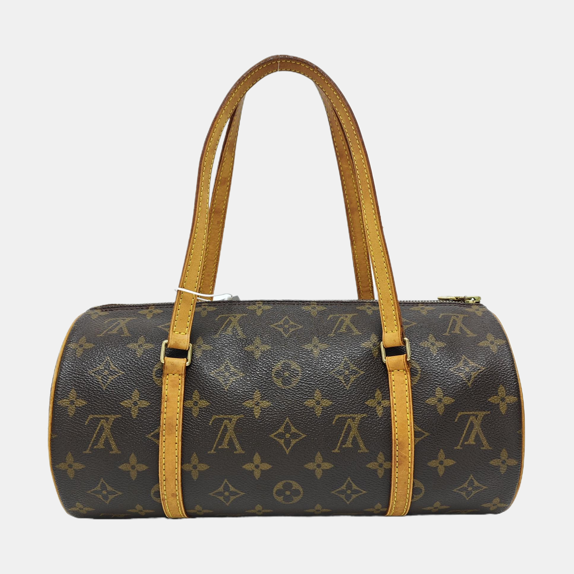 PAPILLON MM Monogram Coated Canvas Brown