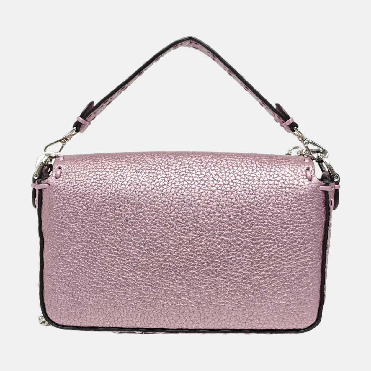 Baguette Mini Calfskin Purple
