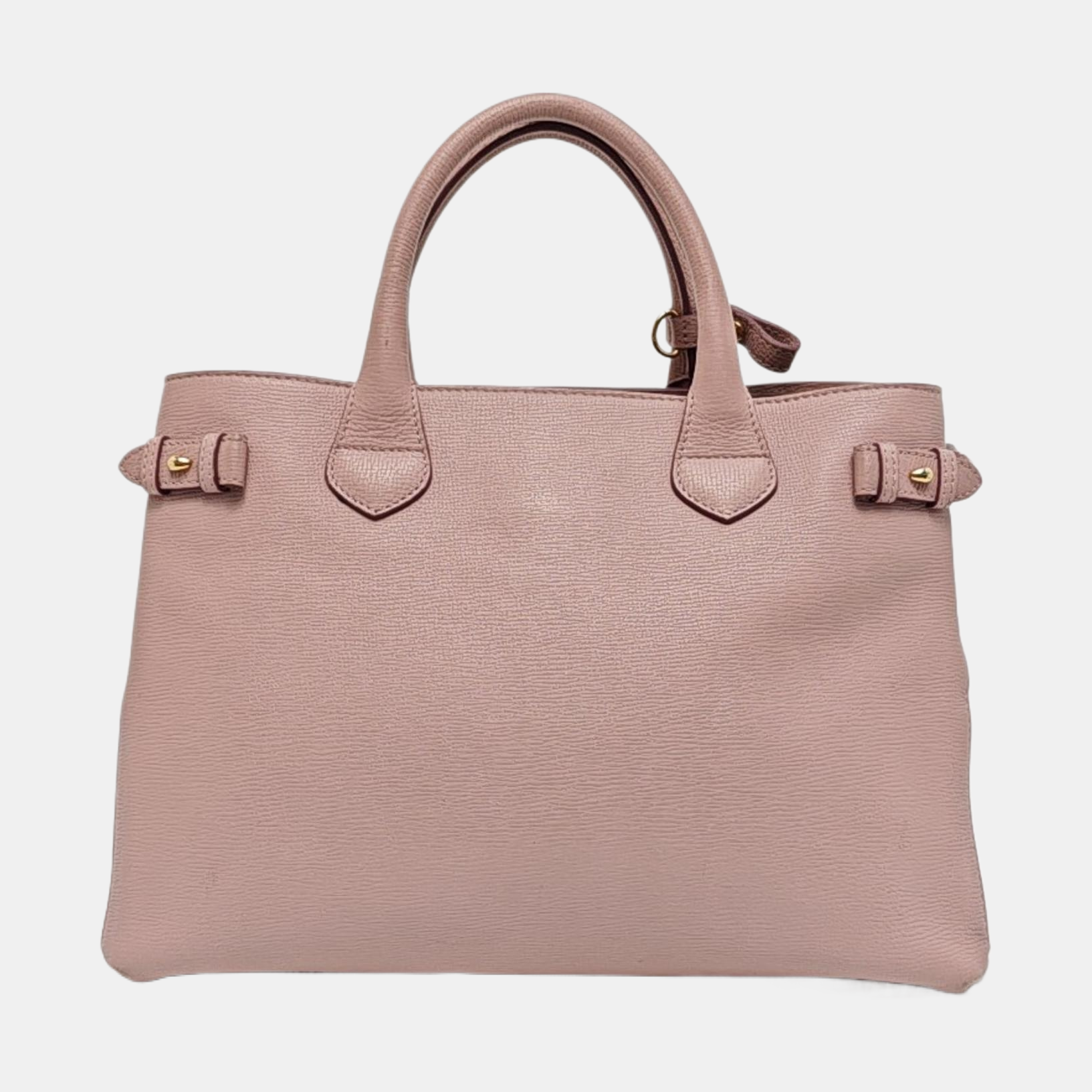 The Banner Medium Calfskin Pink