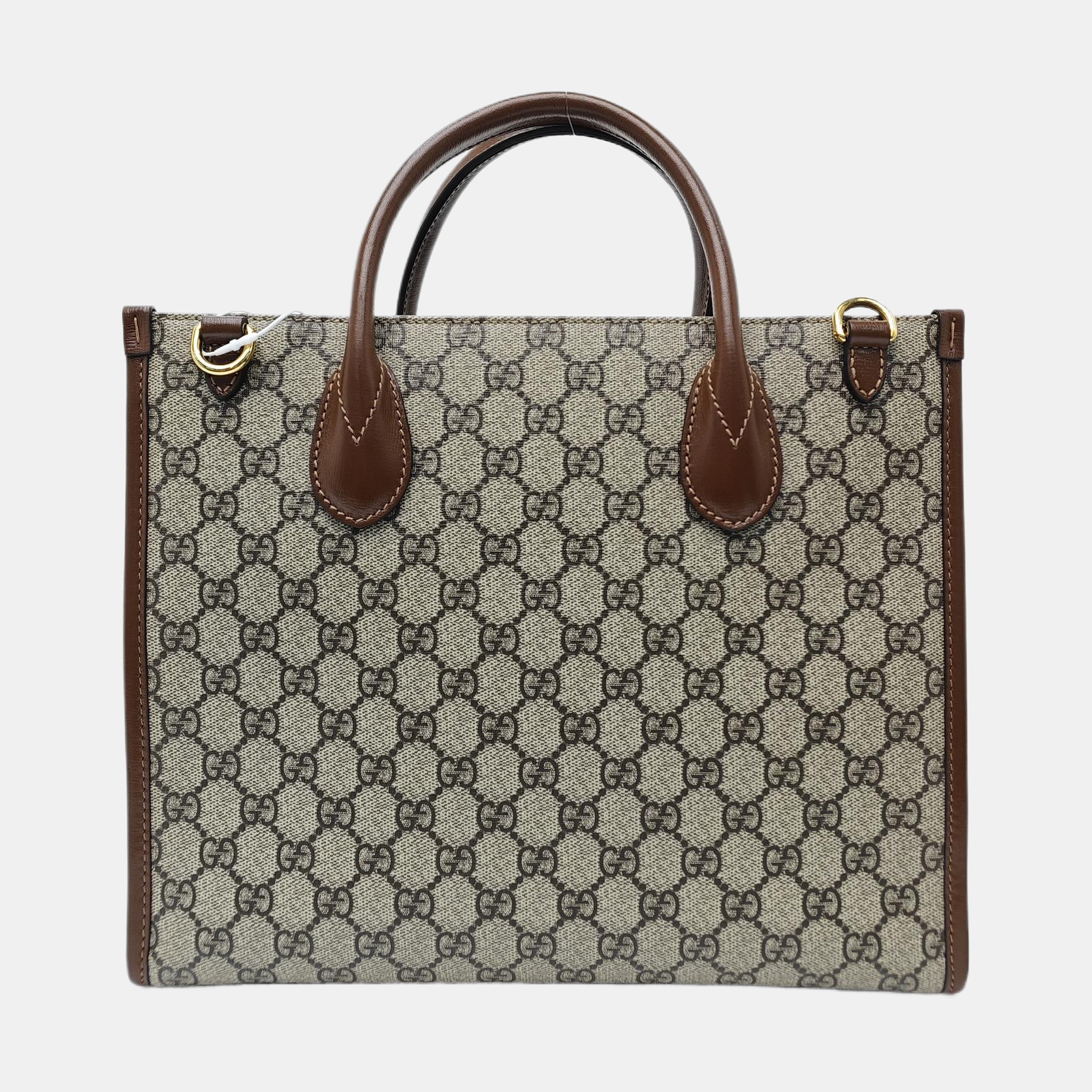 Retro Small Monogram Coated Canvas Brown