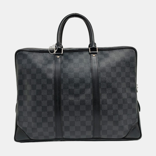PORTE-DOCUMENTS Damier Graphite Coated Canvas Gray