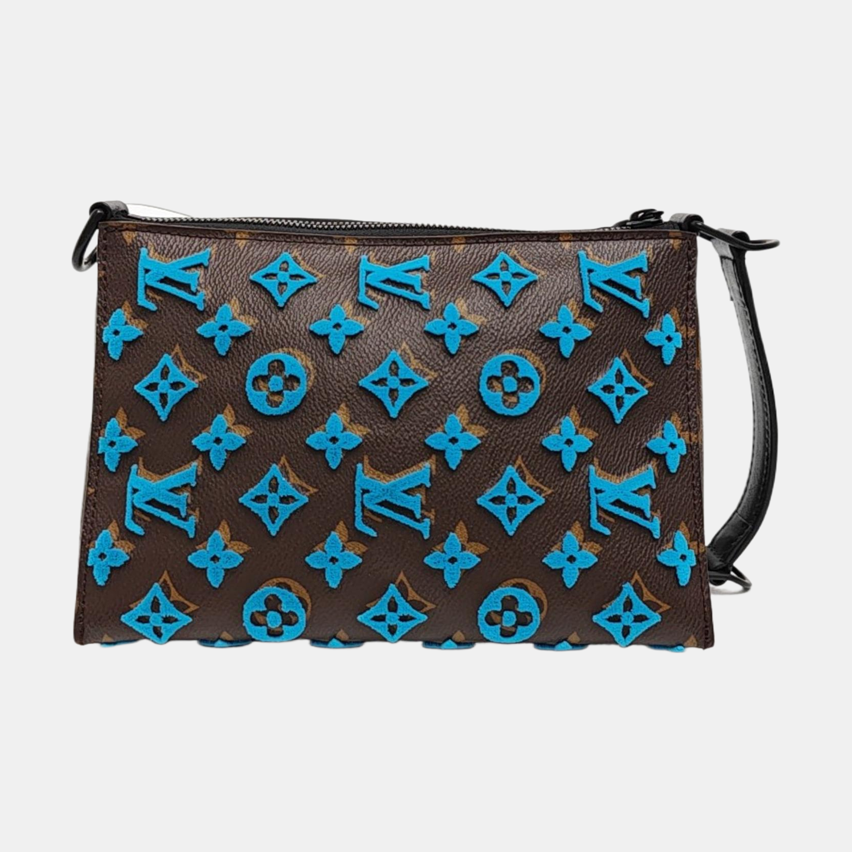 Monogram Coated Canvas Brown