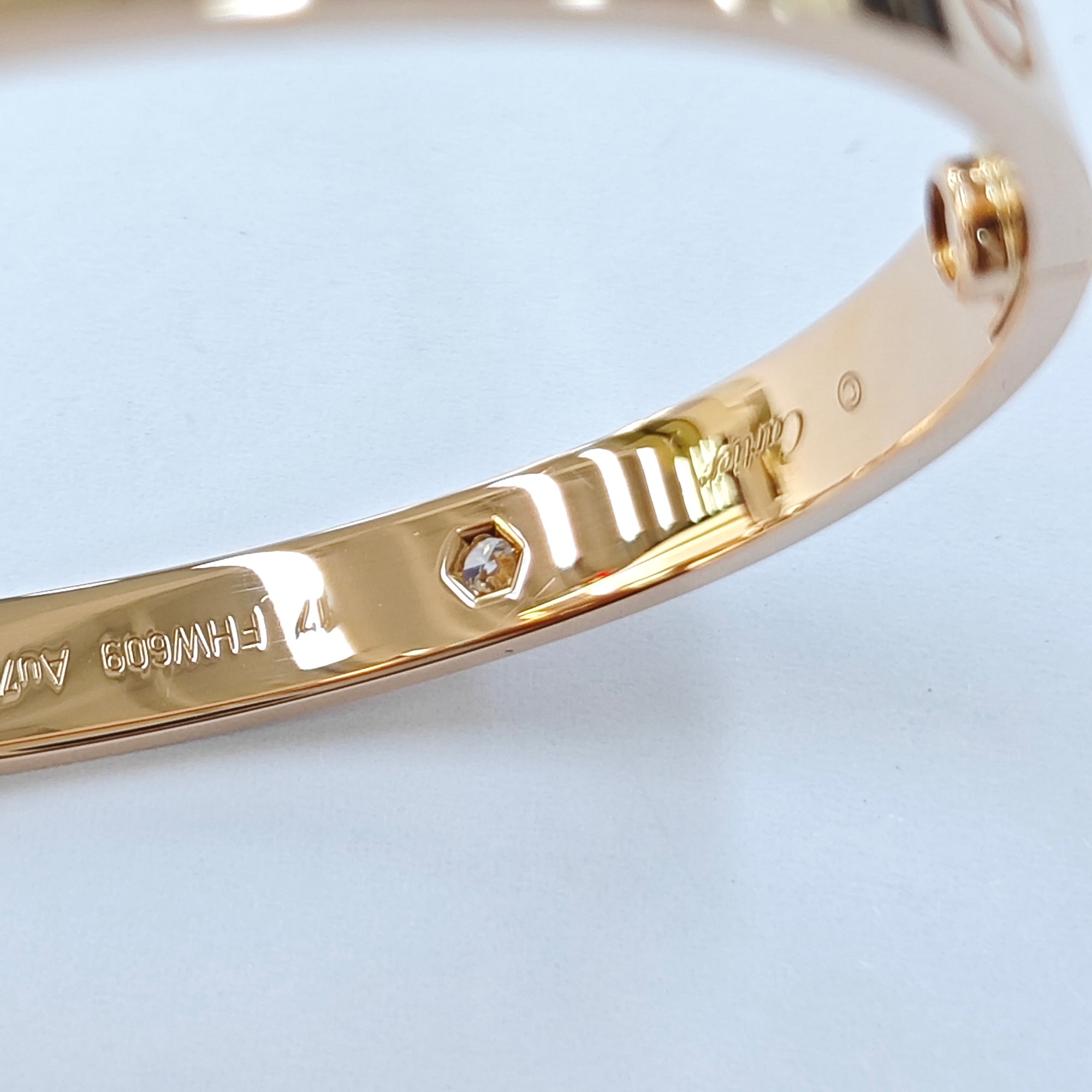 LOVE 18k Rose Gold Bangle