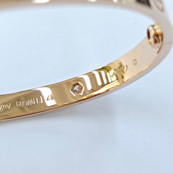 LOVE 18k Rose Gold Bangle