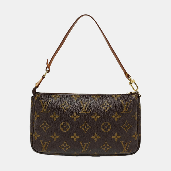 ACCESSOIRES Monogram Coated Canvas Brown