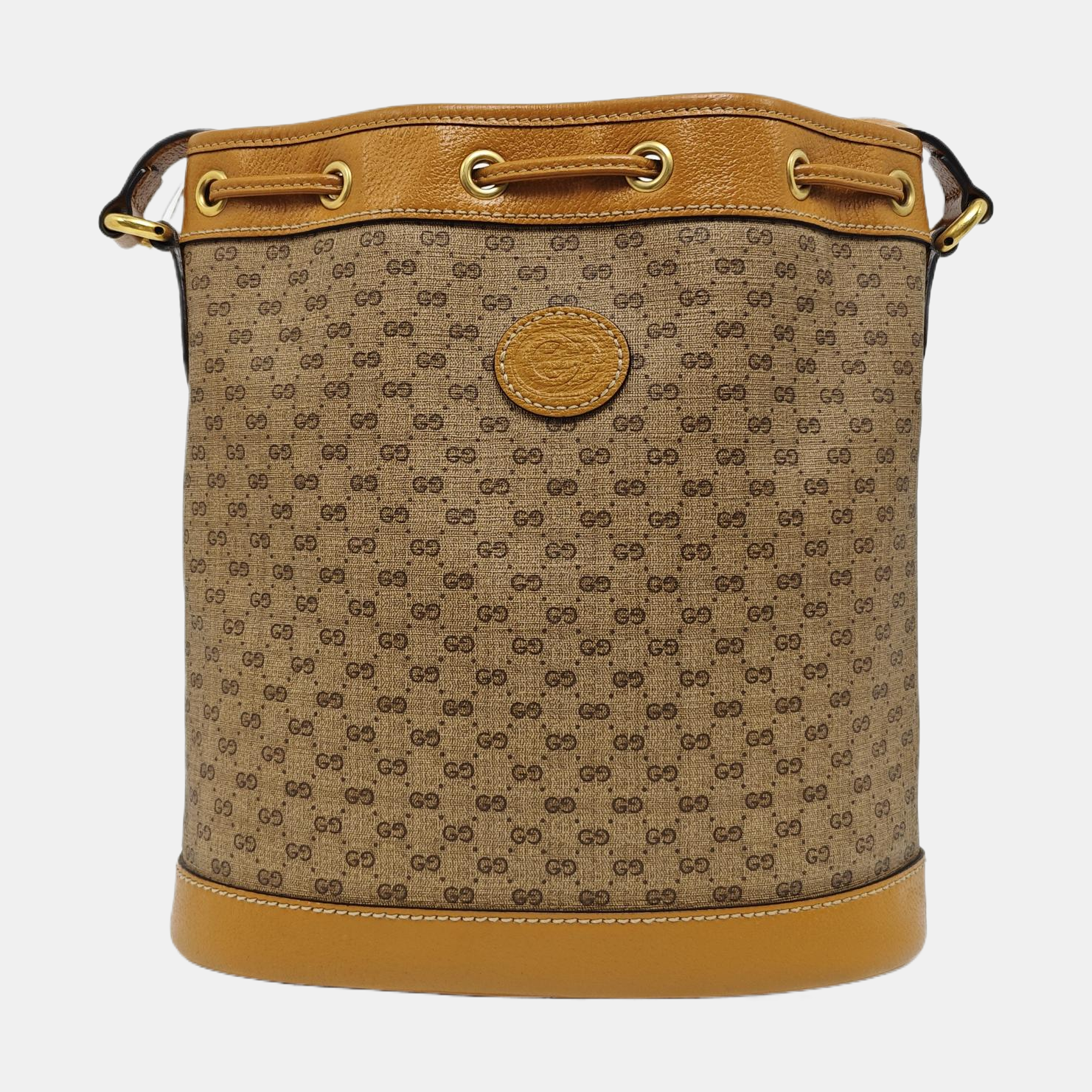 Disney X Gucci Monogram Coated Canvas Brown