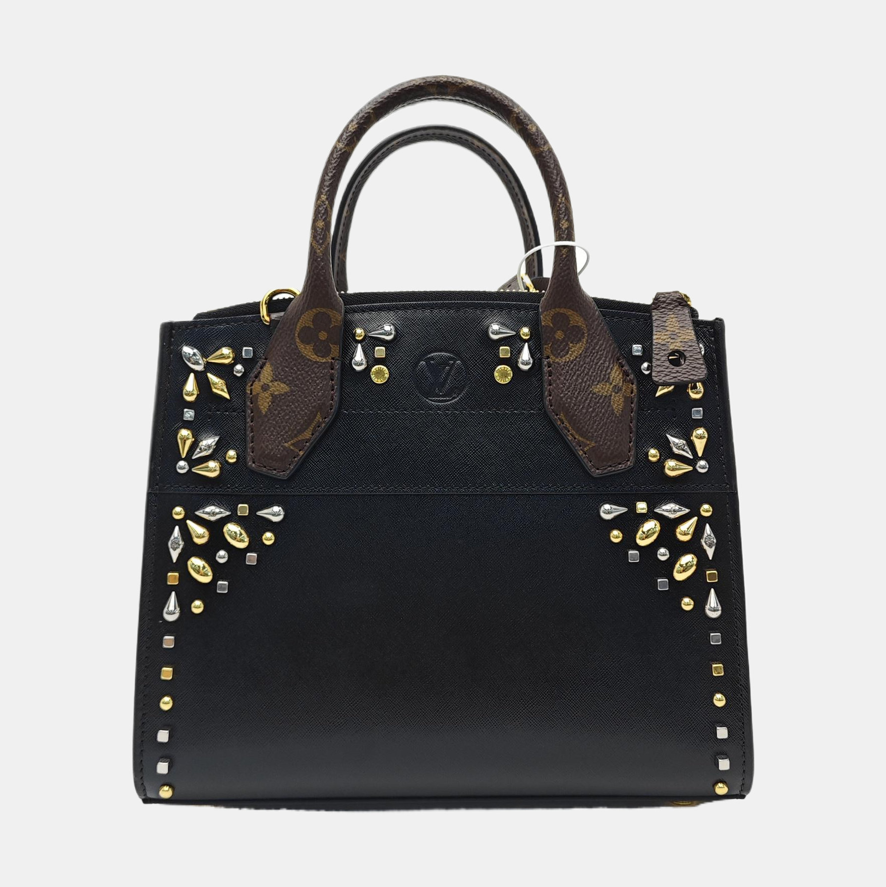 Calfskin Shoulder Bag Black