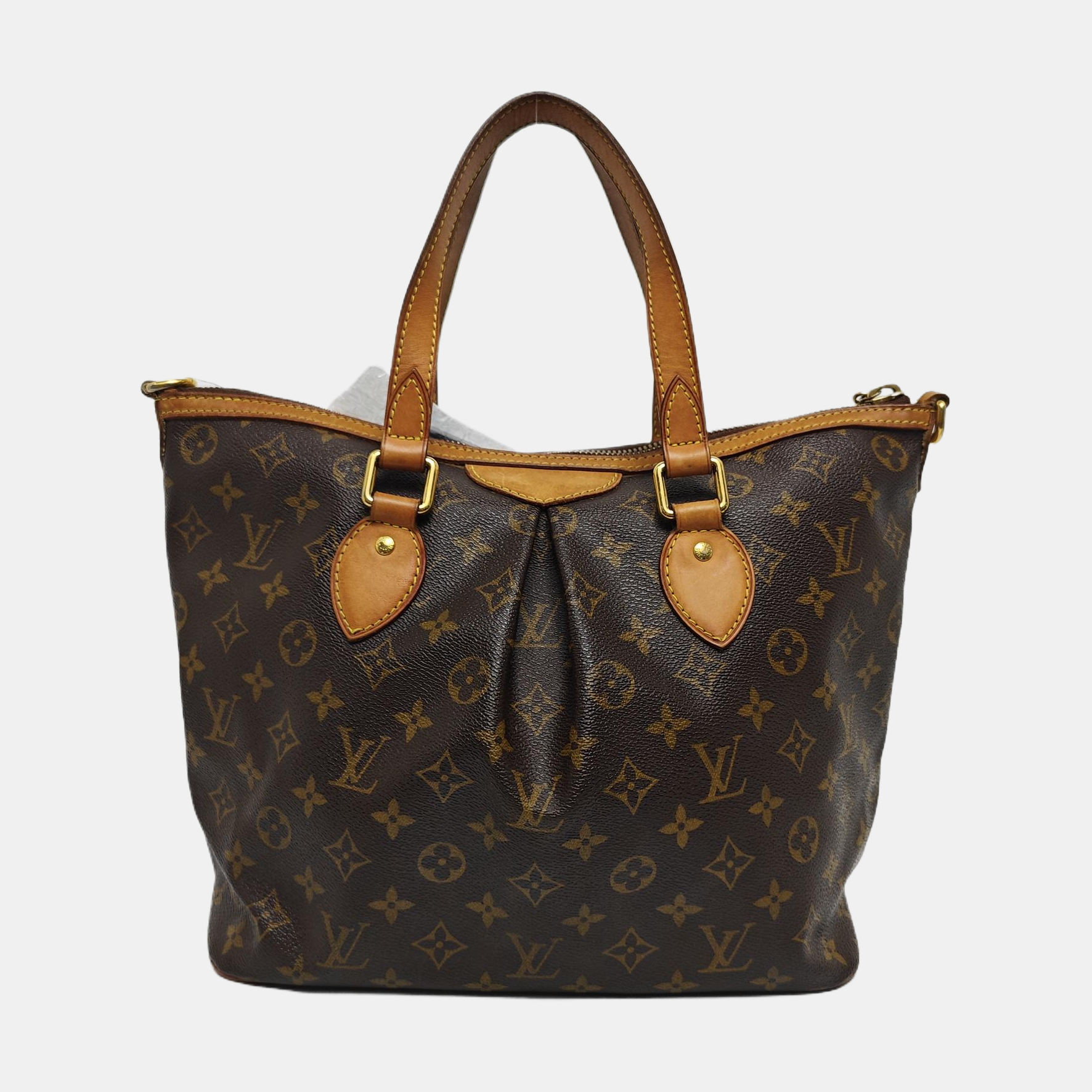 PALERMO PM Monogram Coated Canvas Brown