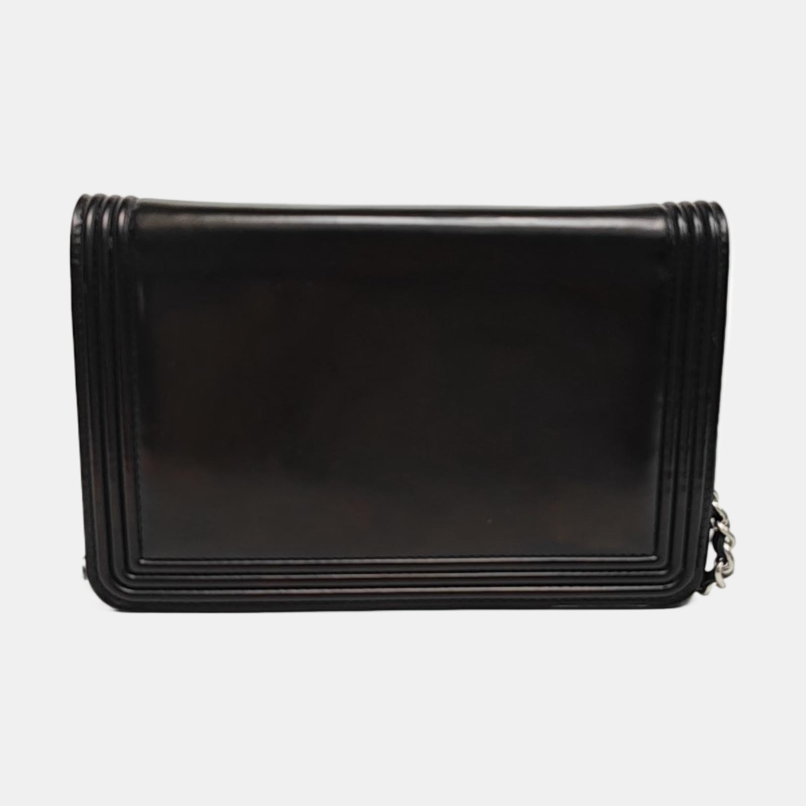 BOY CHANEL WOC Patent Leather Black