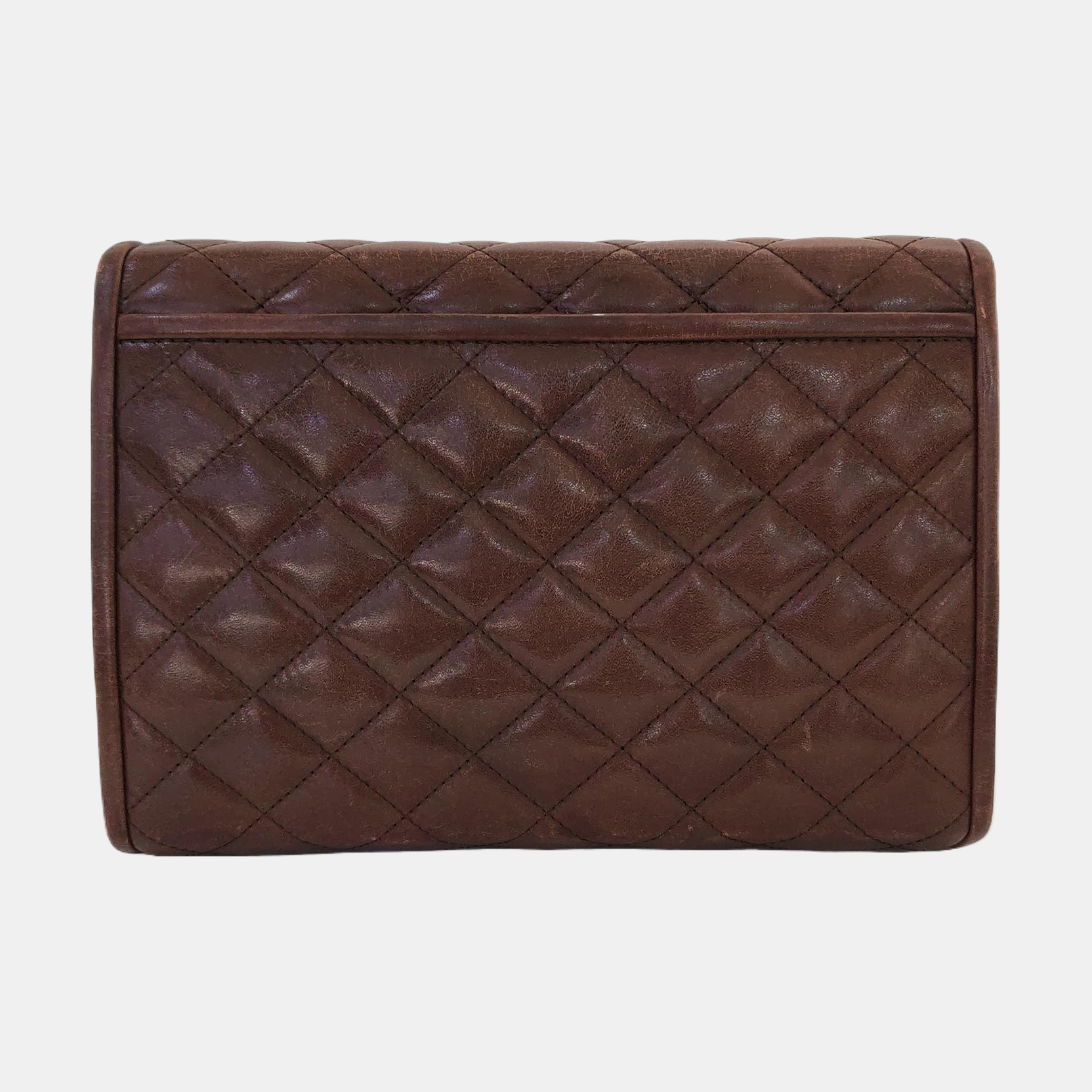 Quilted Calfskin Brown