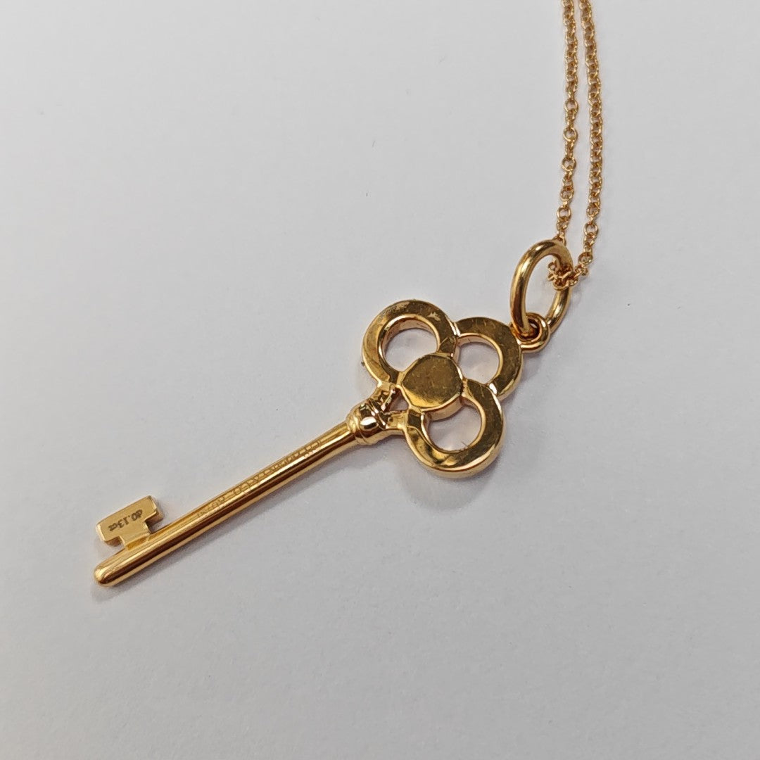 Tiffany Keys 18k Rose Gold Necklace