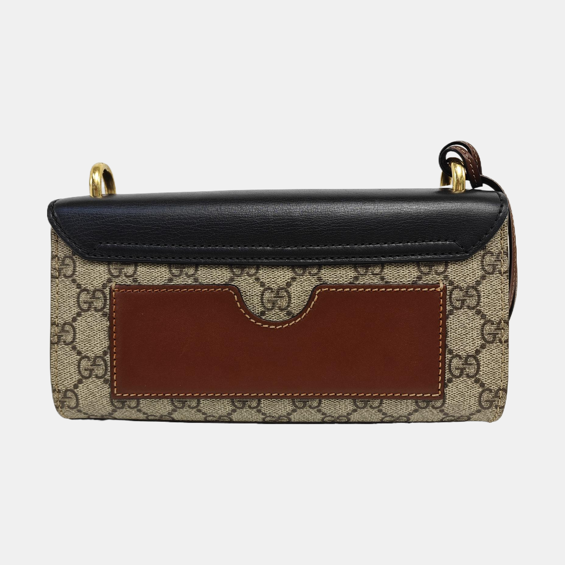 Padlock Mini Monogram Coated Canvas Beige