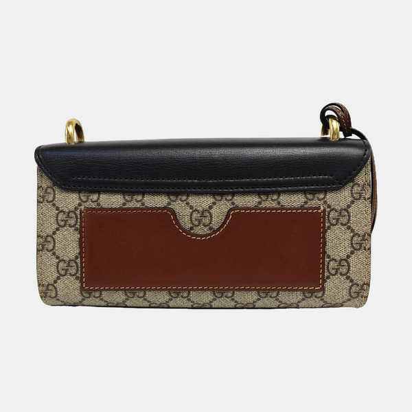 Padlock Mini Monogram Coated Canvas Beige