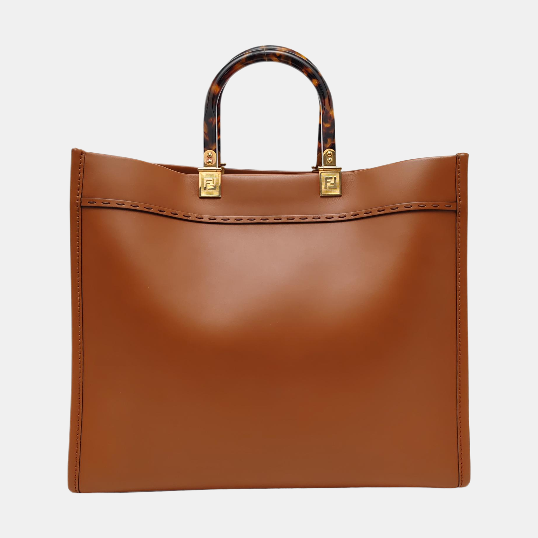 Authenticated pre-owned  Sunshine Medium Calfskin Brown - Tote Bag at Looply