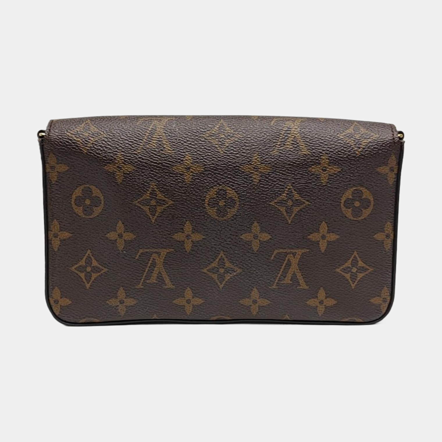 FÉLICIE Monogram Coated Canvas Brown