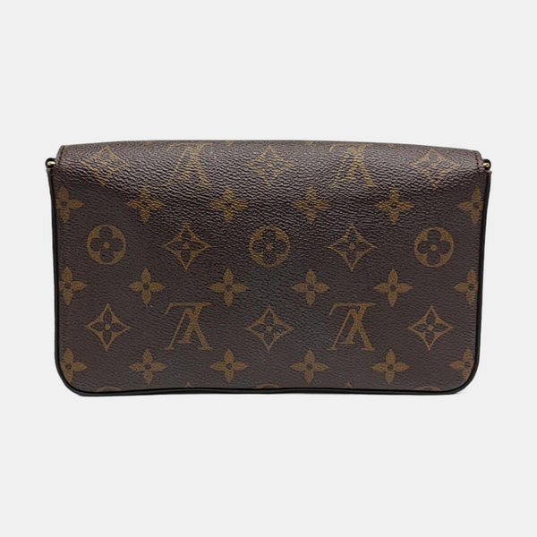 FÉLICIE Monogram Coated Canvas Brown