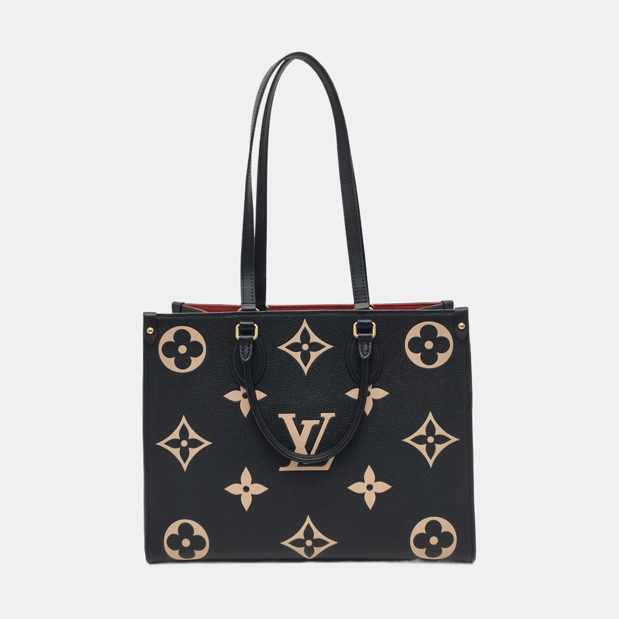 ONTHEGO MM Monogram Calfskin Black
