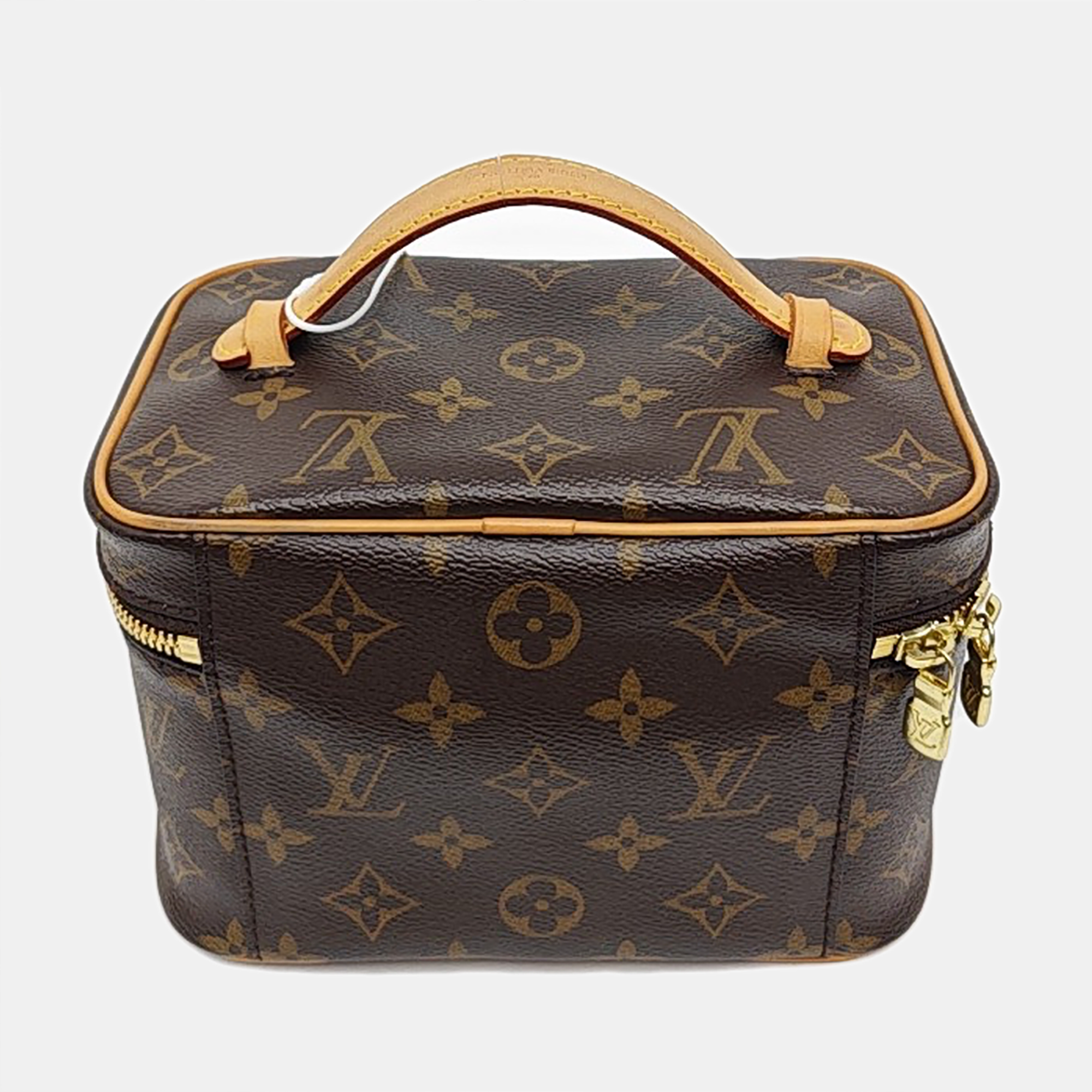 NICE Mini Monogram Coated Canvas Brown