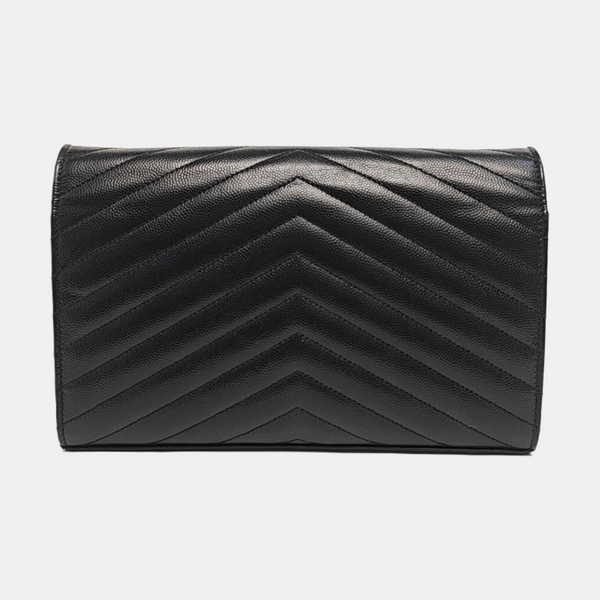MONOGRAM Medium Quilted Calfskin Black