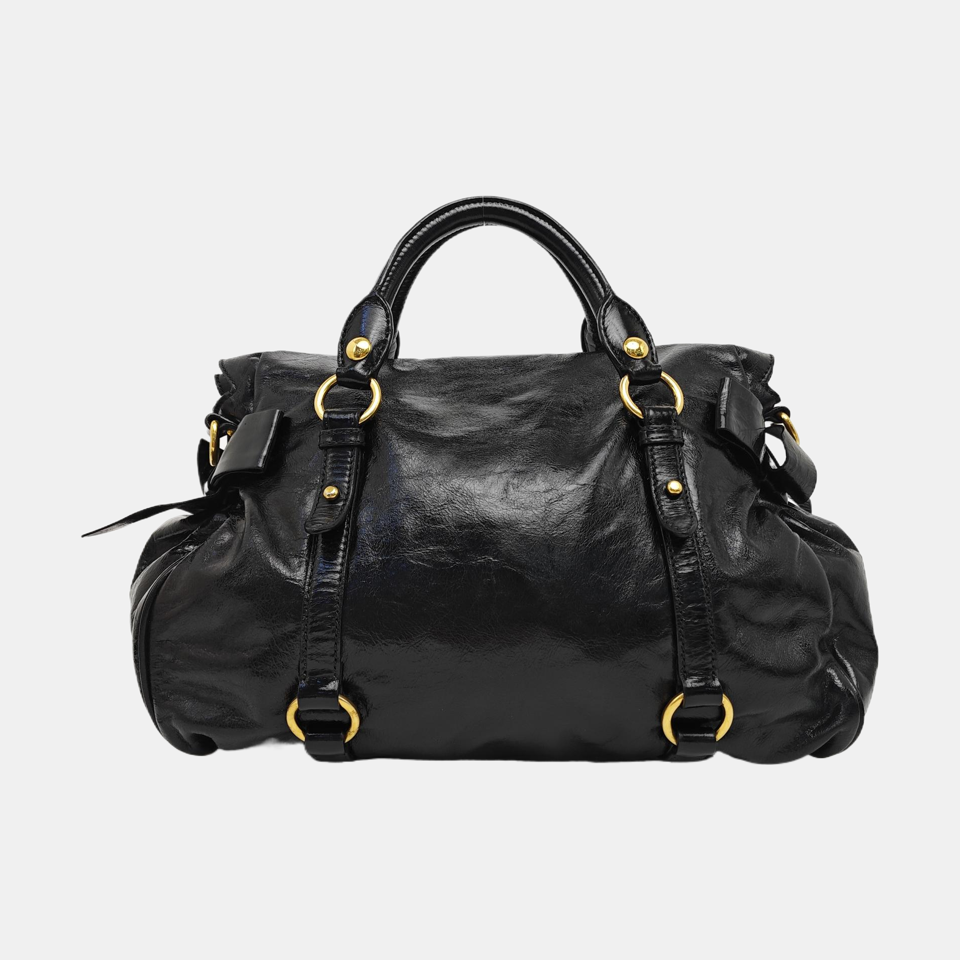 Bow Calfskin Black