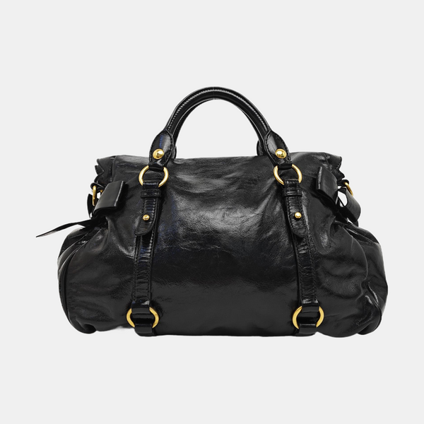 Bow Calfskin Black