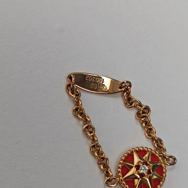 Rose Des Vents 18k Gold Rose Gold Ring EU 52