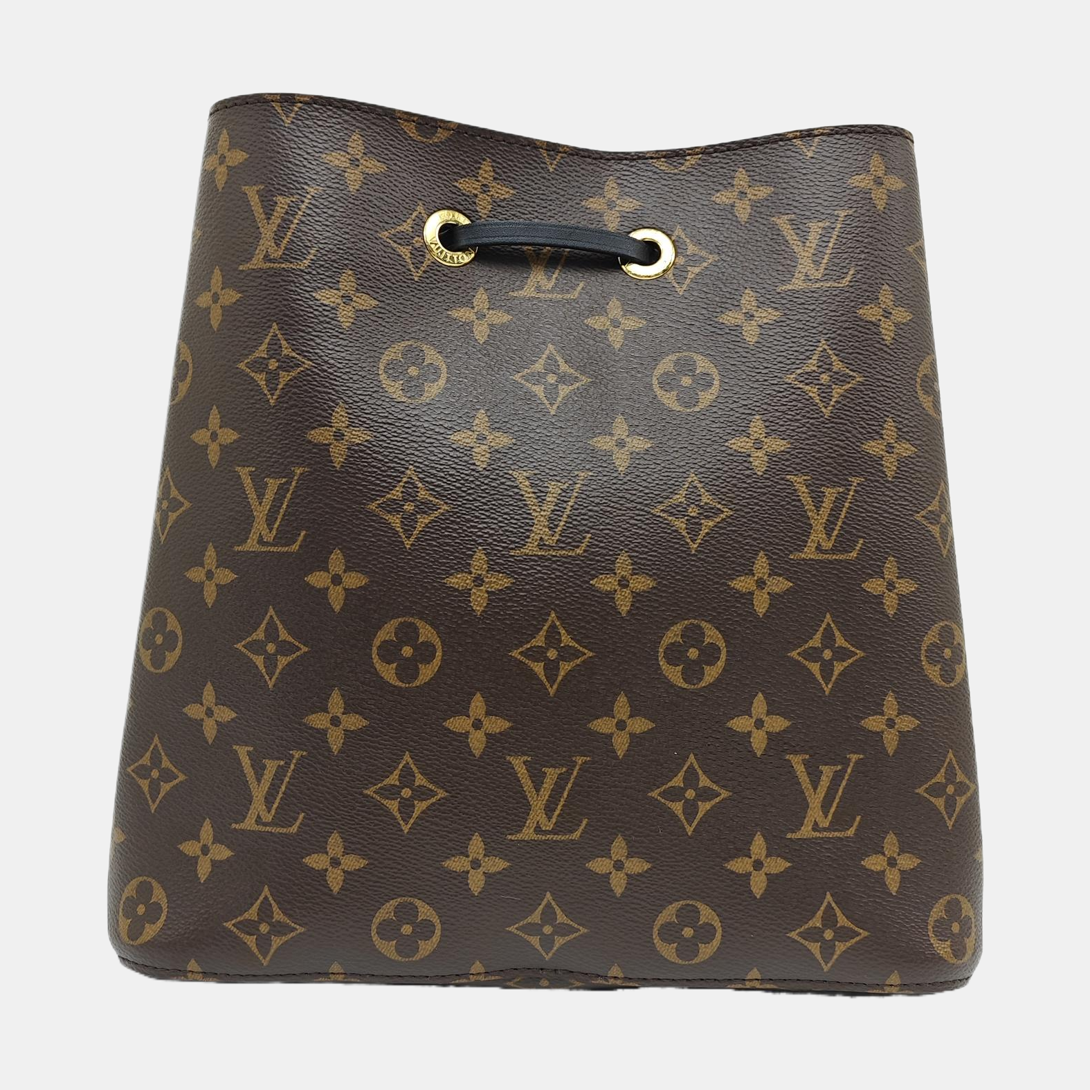 NÉONOÉ MM Monogram Coated Canvas Brown